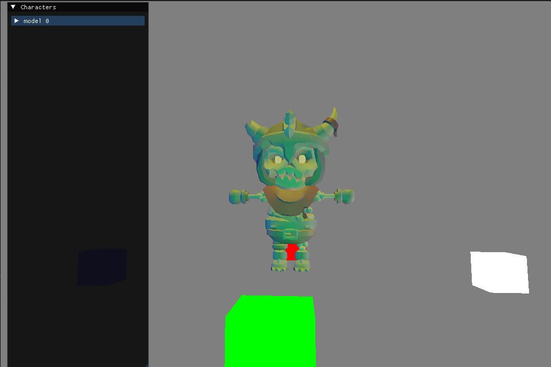 screenshot from HumanGL where we can see a model