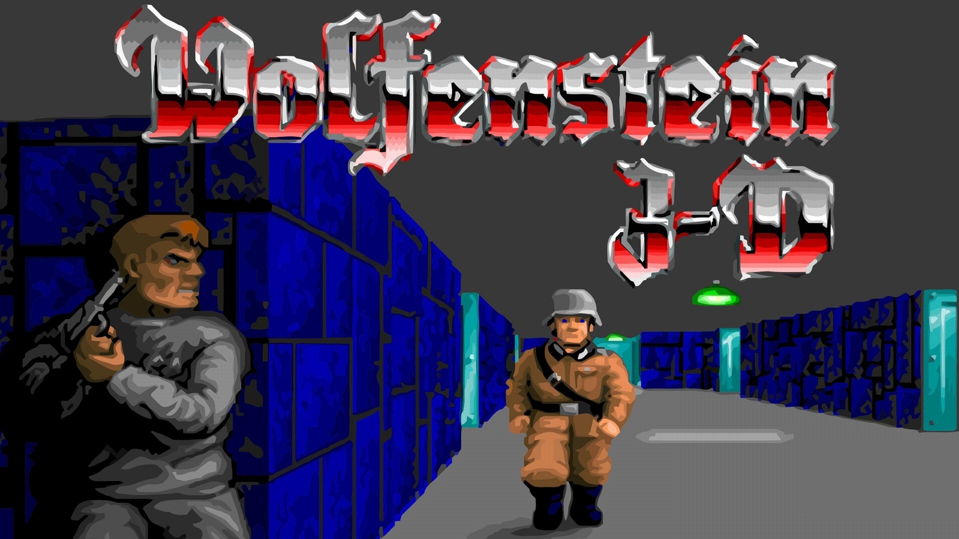 screenshot from Wolfenstein3D