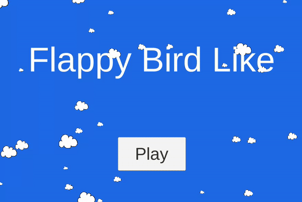 gif showing gameplay with animations and scene swapping