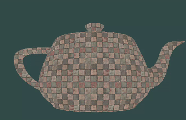 gif showing rotation of my a teapot